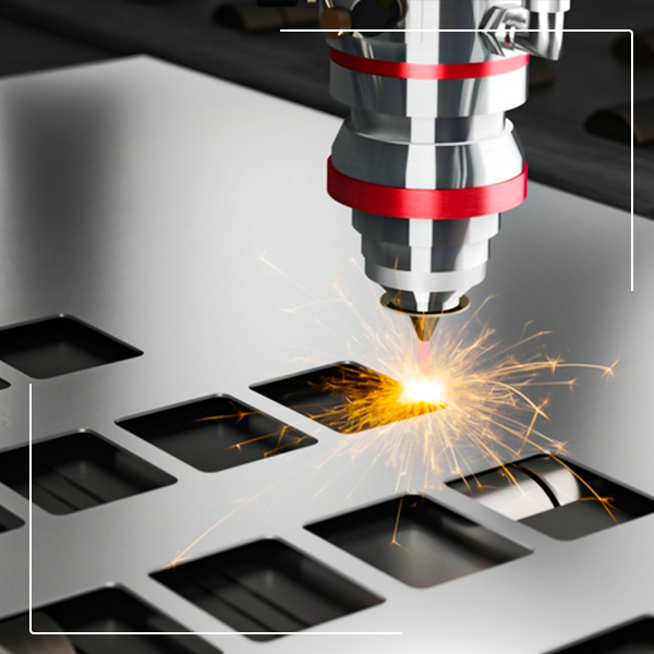 Laser and cutting
